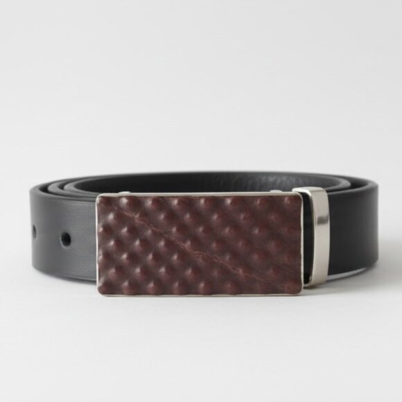 Handmade Buffalo Leather Belt: Handcrafted UNISEX Leather Belt - Picture 4 of 11